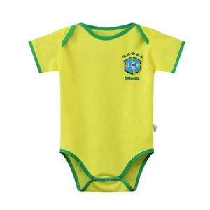 Kledingsets 2023 Brazilië Nationale Team Voetbalshirts Duitsland Spanje Portugal Japan Mexico Zuid-Frans-Korea Babyrompers Bo Dh6Ni