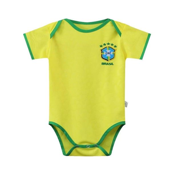 Conjuntos de ropa 2022 2023 Brasils Equipo nacional Jerseys Germanys España Portugal Japón México México Sur de Corea Baby Rompers Dy4s Dhy4s