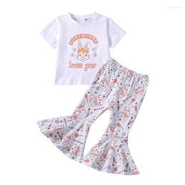 Conjuntos de ropa 2023-12-09 lioraitiin 0-5 años Niñas para niños Pantalones Pantalones de Pascua