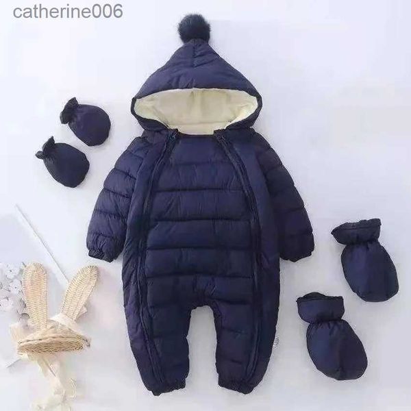 Conjuntos de ropa 2023 nueva moda Otoño Invierno mameluco ropa infantil bebés recién nacidos mono bebé niño niña monos de nieve para niños traje traje de nieveL231202