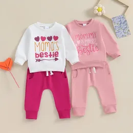 Conjuntos de ropa 2024-10-23 Lioraitiin 3M-3Y, trajes para niña nacida, sudadera, pantalones, conjunto de 2 uds., ropa infantil de invierno, traje de chándal para niño pequeño