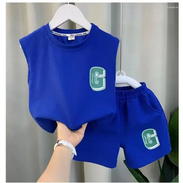 Sets de ropa 2024 chaleco de niños Moda de bebé