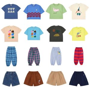 Kledingsets 2024 JM Zomer T-shirt Shorts Kinderset Girls Set Childrens Clothing D240514