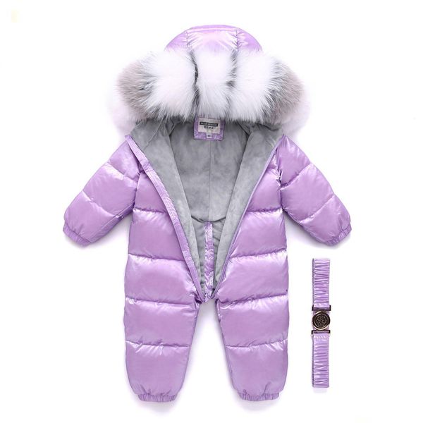 Ensembles de vêtements -30 degrés russe hiver enfants doudoune garçons manteaux de vêtements de dessus épaissir imperméables combinaisons de neige bébé fille vêtements Dro Dhoi3