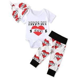 Kleding sets 3 stks baby meisje kleding set geboren kinderen childern peuter jongen outfits baby