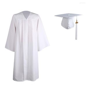 Ensembles de vêtements Cap de mortier académique Université Robe de graduation Robe 2023 Fermeture à glissière pour adulte