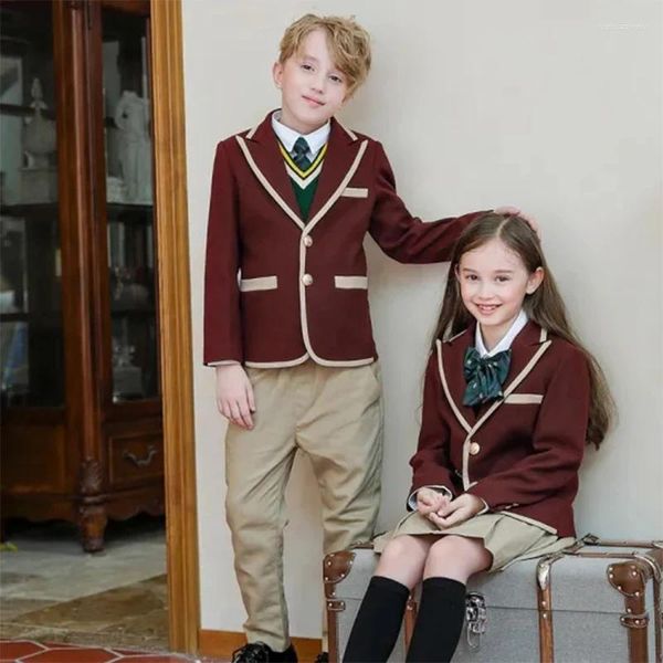 Conjuntos de ropa Traje de uniforme escolar AOSHI Diseños de jardín de infantes Deporte