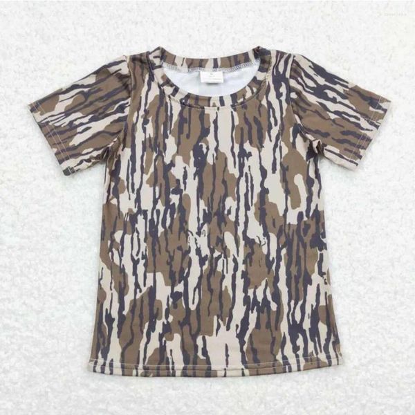 Ensembles de vêtements Arrivée RTS Gros Enfants Tops À Manches Courtes Enfant Garçon Été Camo Imprimer Tee Garçons T-shirt Vêtements Pour Enfants