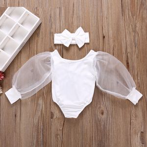 Kleding Sets Herfst Geboren Baby Meisje Kleding Mode Mooie Lange Mouwen Bodysuit Kinderen Meisjes Kleding Set Baby Meisjes Kostuum 2 Stuks Pak 230613