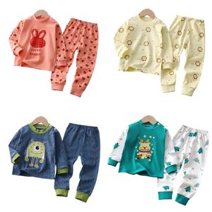 Ensembles de vêtements Automne Hiver Bébé Sous-vêtement thermique Ensemble Enfants Garçons Filles Long Johns Coton Pyjamas Enfants Vêtements De Maison 230907