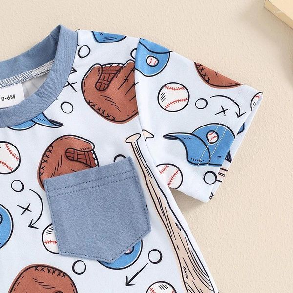 Ensemble de vêtements Baby Boy Vêtements Born Summer Summer Farm Chicken Toddler T-shirt Funny T-Mirt Boys Boys Set