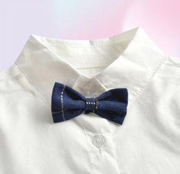 Ensembles de vêtements Baby Boy Gentleman Clothes Set Automn Cotton Cotton Suit For Kids White Shirt with Bow Tie Vest Pantal