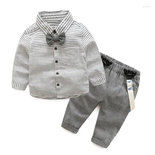 Vêtements Ensembles Baby Boy Suit Gentleman Birthday Two-Pice Vêtements 6-24m