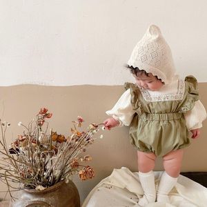 Ensembles de vêtements bébé vêtements filles barboteuse costume infantile fille Floral enfants bébés accessoires plein air trucs été robe de princesse