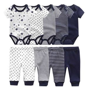 Ensembles de vêtements pour bébés vêtements pour nouveau-nés garçons et filles vêtements et pantalons à ajustement serré ensemble pour les jeunes enfants