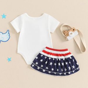 Ensembles de vêtements pour bébés filles 4 juillet