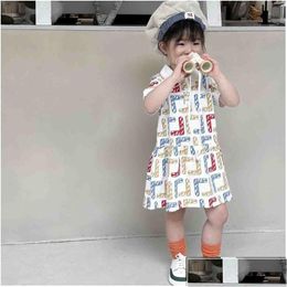 Ensembles de vêtements Baby Girls Designer Robe Kids Luxury Jupe Childrens Classic Clothes Letter Robes Drop Livrot K Maternity Dhdnc
