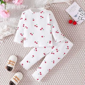 Juegos de ropa Sets para bebés para niña recién nacida 1-18 meses pijama de manga larga