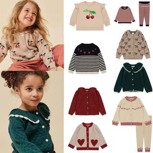 Kledingsets Baby Trui KS Merk 2023 Winter Peuter Meisjes Vest Jongens Leuke Gebreide Kerst Katoen Uitloper Kinderkleding