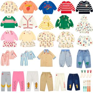 Kleding Sets Bebe Merk Lente Koreaanse Kid Jongens Sweatshirt Kinderen Katoen Gedrukt Casual Hoodies Trui Broek Babykleertjes Meisje Jurk 230711