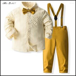 Conjuntos de ropa Biobella Boy Baby Clothing Juego de caballeros formales Cumpleaños de boda 1-5 años