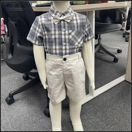 Conjuntos de ropa Biobella Summer Boy Baby Pageant Nacido Pantalones cortos Pantalones Cosplay Show Children 2024 traje