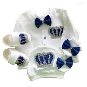 Kledingsets geboren Baby Boy Outfits Set kinderen echte katoenen babyzorgproducten Body Suit shirt broek hoed 5 stuks oorsprong kalkoen