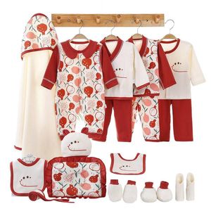 Ensembles de vêtements Born Baby Clothes Set Tenues en coton doux Toddler Boys Girls Infant Romper Suit Gift