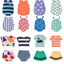 Vêtements de vêtements nés vêtements 2024 T-shirts et shorts d'été