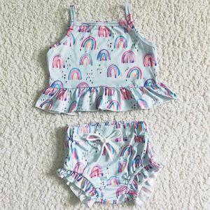 Kledingsets Boutique Babymeisjeskleding Bummies Set Zomer Leuke Peuter Meisjes Mouwloze Topoutfits Groothandel Kinderen