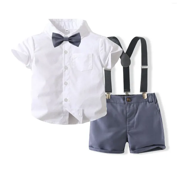 Sets de ropa ropa boutique para niños traje de bebé traje de boda bendición de verano