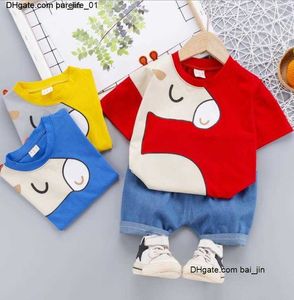 Ensembles de vêtements Garçon Vêtements Bébé Ensemble Mignon Poney Été T-shirt Enfants Garçons Shorts Costume pour Enfants Tenue Denim Tenue 1 2 3 4 Ans