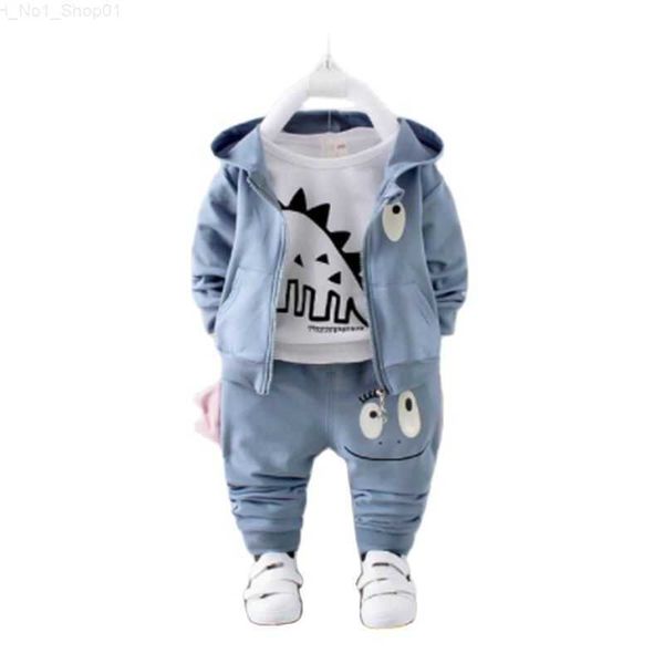 Ensembles de vêtements Garçons Bébé Automne Hiver Vêtements Ensembles Toddler Boys Cartoon Coton Costumes Infant 3Pcs Bébé Garçons Tenues Pour Garçon Bébé Vêtements Z230726