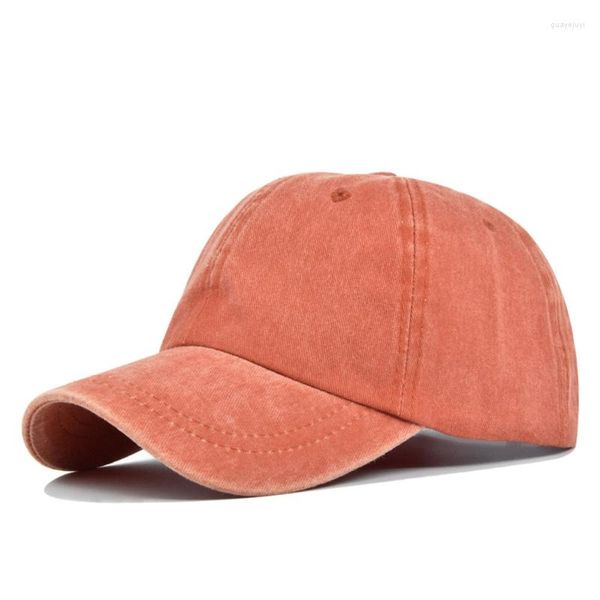 Ensembles de vêtements Garçons Hip Hop Cap Filles Pour Sun Block Hat Avec Lavé Teint Couleur Taille Réglable