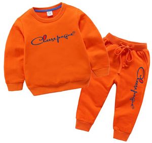 Conjuntos de ropa Chándal para niños Ropa para niños Sudadera con capucha para niños Pantalones de chándal Traje de jogging Moda Casual bebé salvaje