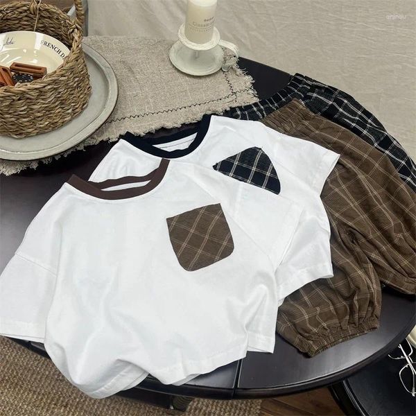 Sets de ropa para niños Camiseta de manga corta para bebés