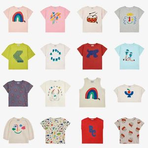 Vêtements Enfants pour enfants T-shirt Boys New Wave 2024 Carton d'été T-shirt imprimé T-shirt Fashion Présec émotion préscolaire Bébé à manches courtes D240514