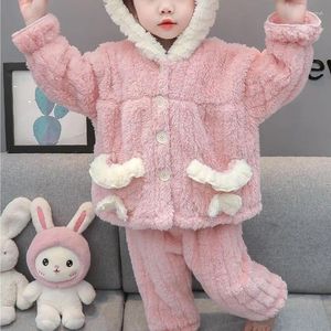 Kledingsets Kinderherfst Winter Fashionable Warm Home Fury Casual Lively Leuke kleurrijke kinderpak