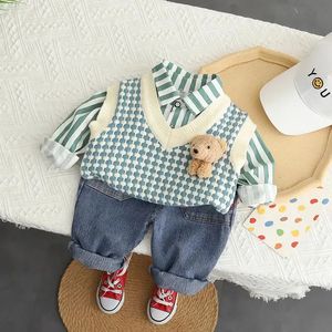 Vêtements Ensembles pour enfants Vêtements garçons Automne Vêtements Vêtements Boys Sweater à la mode