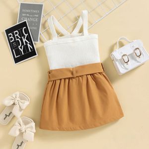 Ensembles de vêtements pour enfants, nouveau manteau et jupe, costume deux pièces, tenue pour bébés filles, vêtements pour filles