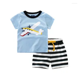 Ensembles de vêtements Ensemble pour enfants 24 m à 10 m à manches courtes t-shirt Pantal