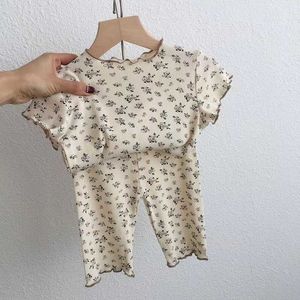 Kledingsets Kinderkleding voor kinderen Koreaanse versie Kids Baby Summer Outdoor Wear Costume 2023 Fashion Casual Toddler Infant Girls P230418