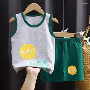 Conjuntos de ropa Traje de chaleco para niños Cotton Singless Summer Ropa de verano 'Set de dos piezas al por mayor