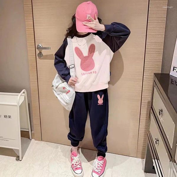 Vêtements Enfants Enfants Spring and Automn Kids Underwear O-Colar Suit Warm Casual Fashion Clothes Baby Girls 4 8 9 10 11 12 ans