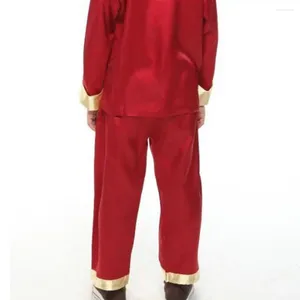 Kledingsets Kinderen Tang Suit Outfits Traditionele Chinese Dragon Year Kinderen met stand Kraagtop Elastisch voor jongens