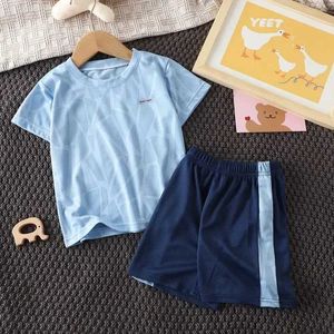 Conjuntos de ropa para niños Summer de secado rápido Neta de ventilación 2 camisetas+pantalones Sportswear 18m-11 años WX8541552