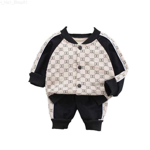 Ensembles de vêtements Vêtements d'hiver pour enfants garçons Ensembles Piece Boy Kid Manteau Veste Bébé Col Roulé Coton Mélanges Imprimer Pantalon 2pcs Survêtements Pour Fille Enfants Casual Z230726