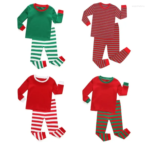 Vêtements de vêtements de Noël bébé pyjamas de Noël