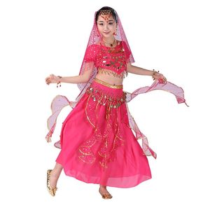 Ensembles de vêtements Tissu Enfants Ventre Fille Costumes Egypte Danse À La Main Danse Enfants Filles OutfitSet