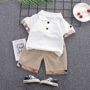 Kleding Sets Kleding Sets DIIMUU Baby Jongens Kleding Sets T-shirt Shorts Kinderen Meisje Outfits Kostuums Kinderen Zomerkleding Baby Peuter T-shirts Broeken 230418 Z230721